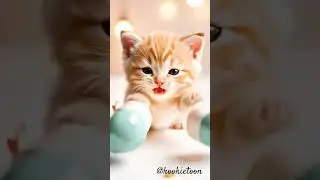 Cute 3D Kitten Emerging from Magic Pill Capsule | Ultra Realistic CGI Animation