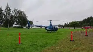 Helikopterilenn&auml;tyst&auml; Raahessa.