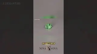 Demantoid Garnet: Neon Green, Rainbow Fire, High Dispersion Sparkle! #shorts