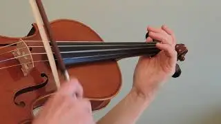 Boil the Cabbage - Fun Fiddle Tune - Close up view of Violin