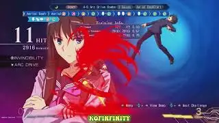 【MBTL】Akiha Tohno Basic Combos | Melty Blood Type Lumina Guide For Beginners