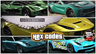 ASTON MARTIN Paint Jobs in GTA 5 Online! *HEX CODES*