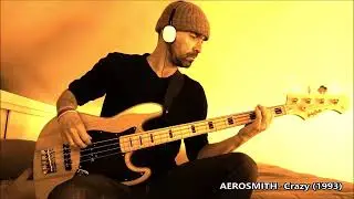 AEROSMITH-Crazy(live)-**BASSCOVER(93)**+tablature