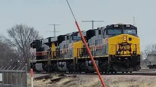 Trains around the Cedar Rapids area including UP, CRANDIC, & IAIS on 1/08/26 