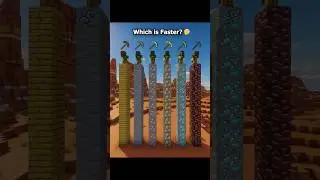 Minecraft Which Pickaxe Is Faster...🤯