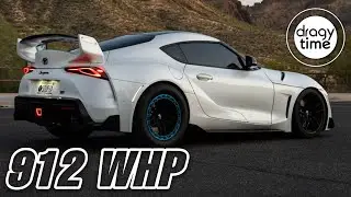912 WHP Toyota Supra A90 GR | G40-1150 Turbo | Acceleration from 100-200 Km/h 60-130 mph