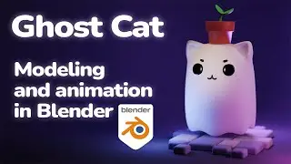 Ghost Cat Modeling and Animation in Blender