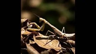 The Art of Camouflage : Praying Mantis.  #ai #art #camouflage #praying  #mantis