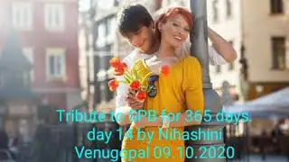 SPB Tribute Song14 for 365 days 09.10.2020. by Ms.Nihashini Venugopal