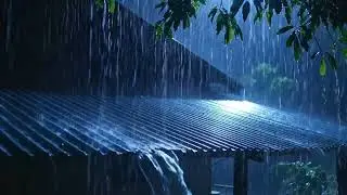 Soft Midnight Rain ASMR Tapping Tin Roofs, A Poetic Soundscape for Deep Rest and Rainy Calm Night