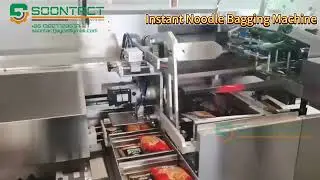 Full automatic instant noodles with sauce sachet bagging machine | Servo control
