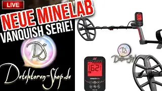 Die NEUE Vanquish Metalldetektor Serie von Minelab! Alles zum Sondeln - LIVE