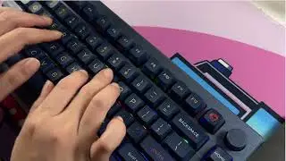 ASMR Typing Sounds Akko MOD007 V2 with Akko POM Brown Switches 58WPM