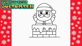 🎅✨ Hur man ritar JULTOMTEN    | Rita Det Sj&auml;lv | L&auml;r dig att rita enkelt