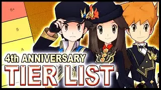 Too Many New Units!! Ranking All The New Units (4th Year Anniversary) | Pokemon Masters EX