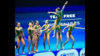 Team USA Youth World Artistic Swimming Championships - Free Team 🥈