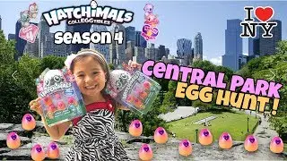 *NEW* Hatchimals CollEGGtibles Season 4 Hatch Bright | Egg Hunt in Central Park, New York City