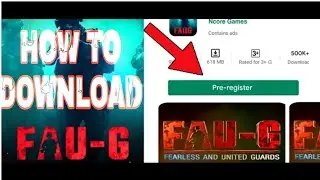 HOW TO DOWNLOAD FAUG GAME FOR ANDROID | IN MOBILE  | BETA VERSION | RELEASE IN PLAYSTORE  | GRAPHICS
