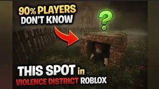 90% Players Don&rsquo;t Know This Hiding Spot in Violence District Roblox 😱 #roblox #violencedistrict