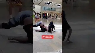 Funny marriage proposal😂😂😄#couple #love #surprise #Proposal #funny #foryou #fail #usa🇺🇸