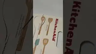 Kitchen Aid 4 Piece Bamboo Tool Set  #kitchenaid #kitchentools #kitchenware