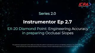 Instrumentor 2.7 | EX-20 Diamond Point: Инженерная точность при подготовке окклюзионных наклонов ...