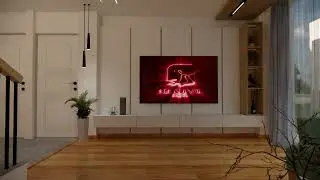 Living Room Design with Red Curtain Logo Intro #redcurtaininterior #interiordesign