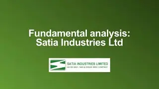 Fundamental analysis: Satia Industries Ltd