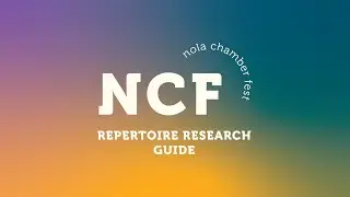 Underrepresented Composers Research Guide for NCF