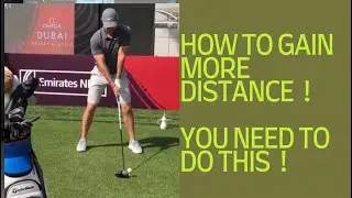 How to hit it further! I gained 15 yards by doing this !