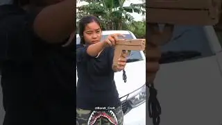mainan pistol dari kardus bekas.#diy #mainananak #kreatif #kreasi #ayah