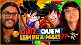 ANA e VICTOR se ENFRENTAM em um QUIZ de ONE PIECE e DRAGON BALL!