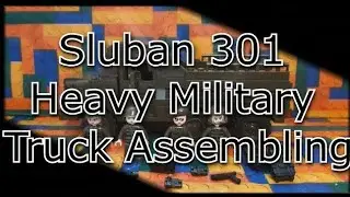 Sluban 301 Heavy Military Truck Assembling