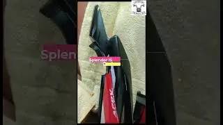 Splendor ISmart Tail Panel Black Red Silver  #linkyweb #automobile #ismart