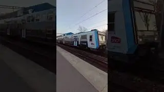 D&eacute;part rapide d'un Z20900 &agrave; St Gratien #train #railway