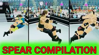 BATISTA SPEAR COMPILATION in wrestling empire game