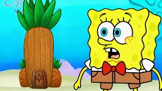 &iexcl;Bob Esponja elige una nueva casa! (Italian Brainrot Animaci&oacute;n Divertida)