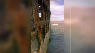 The Peter Iredale shipwreck, Astoria Oregon. Photography by Laurie Bremer