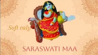How make of clay✨ Saraswati maa idol easy tarika🙏#diy #art #shorts #saraswati 
