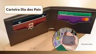 COMO FAZER CARTEIRA MASCULINA SLIM- COSTURA CRIATIVA - ESPECIAL DIA DOS PAIS- Amanda Loren