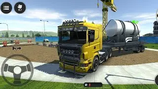 🏗️🚚 Realistic Truck Driving in Drive Simulator 2020 | Tanker Trailer Job