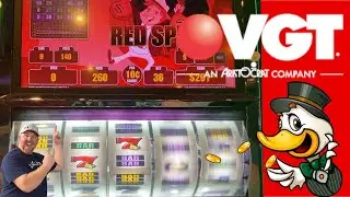 VGT LUCKY DUCKY & MR. MONEY BAGS! RED SCREENS TO A PROFIT!