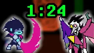Spamton Neo Snowgrave Fight Speedrun 1:24 (No Spam Glitch)