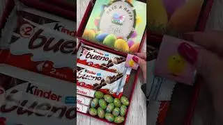 Easter Chocolate Selection Box 😍🎁#asmr #kinder #kinderbueno #easter #kindereggs
