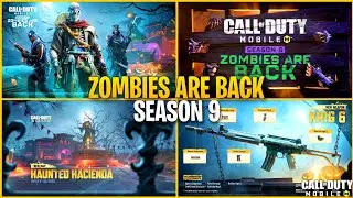 CODM SEASON 9 ZOMBIES ARE BACK WALKTHROUGH, NEW CHARACTERS & NEW BATTLE PASS REWARDS & MORE