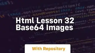 Html lesson 32 base64 images