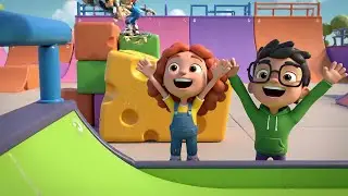 Six Little Toy Skateboards Roll Roll Roll | Nursery Rhymes for Kids & Baby Songs