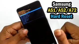 Samsung A51/A52/A72 Hard Reset । Samsung A51/A52/A72 Pattern Unlock | Pin Unlock Without PC |