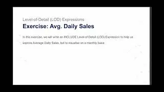 5.5. LOD Exercise - Average Daily Sales in Tableau