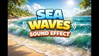 Sea waves, Medium - Sound effect